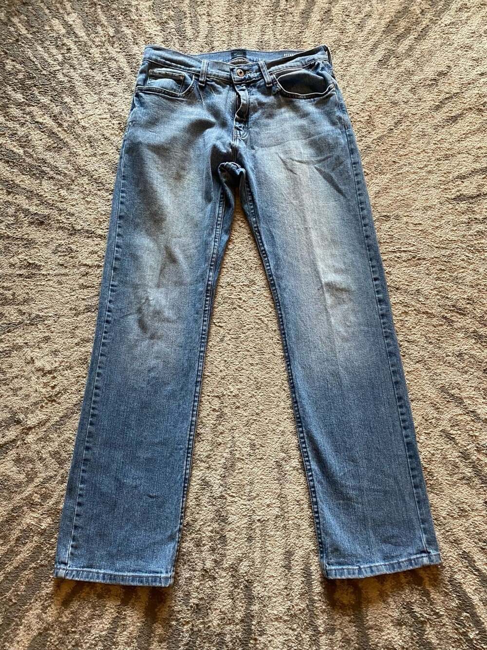 Nautica Relaxed Fit Stretch Blue Denim Jeans Size 31x32